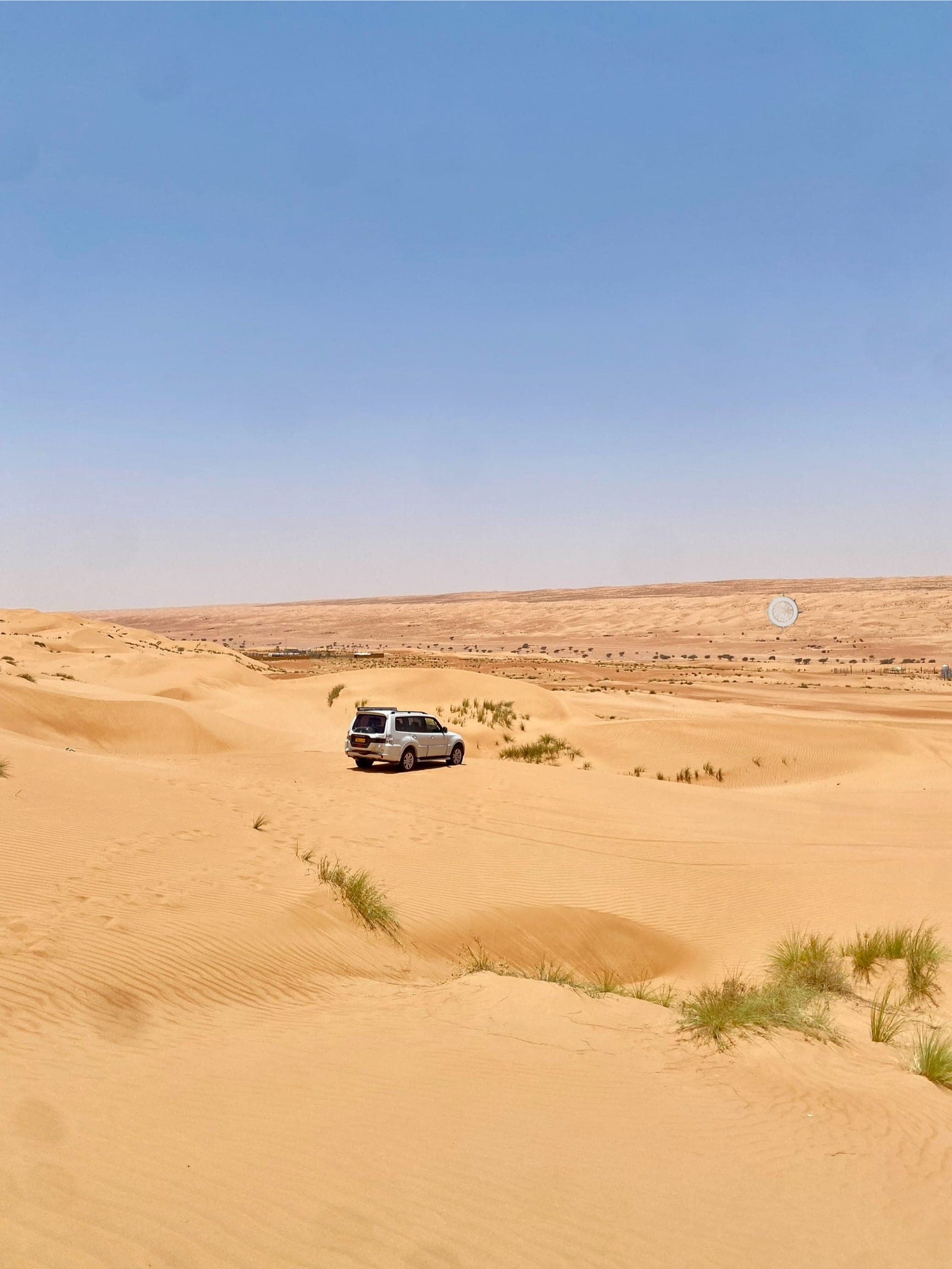 Private 4x4 on the dunes of the Wahiba Sands